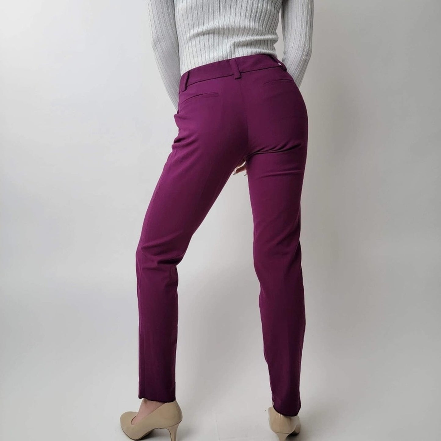 Alice + Olivia Burgundy Pants