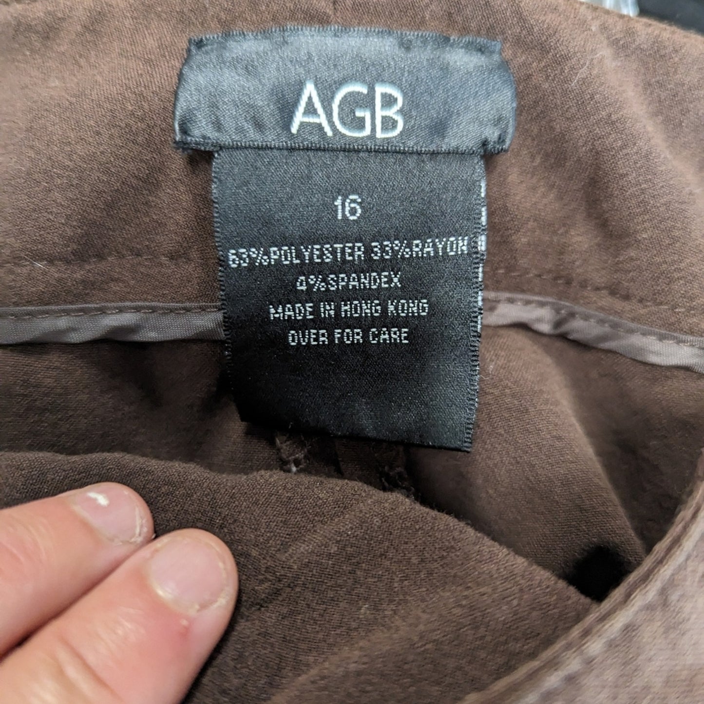 AGB Wide Leg Cropped Pants / 16
