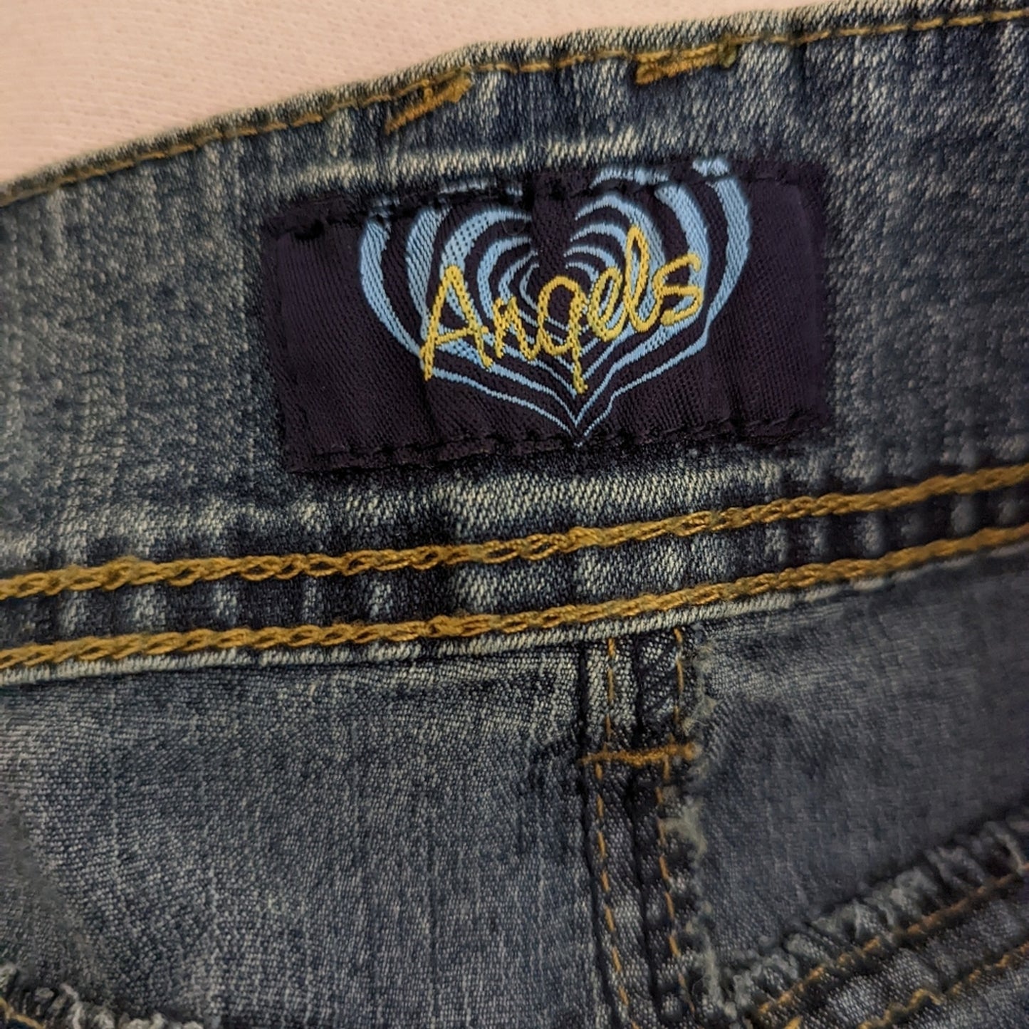 Angels Denim Mini Skirt