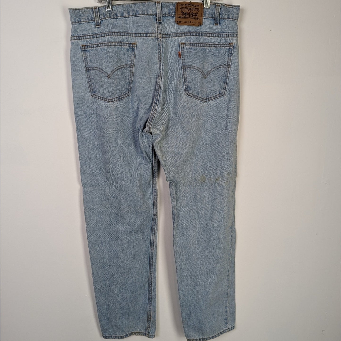 Vintage Levi's 505 Orange Tab Straight Leg Jeans 40 x 32