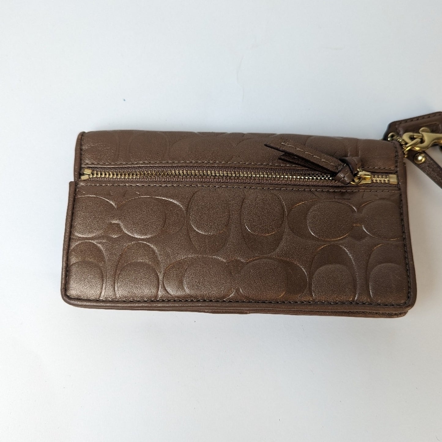 Vintage Coach Copper Toned Wallet