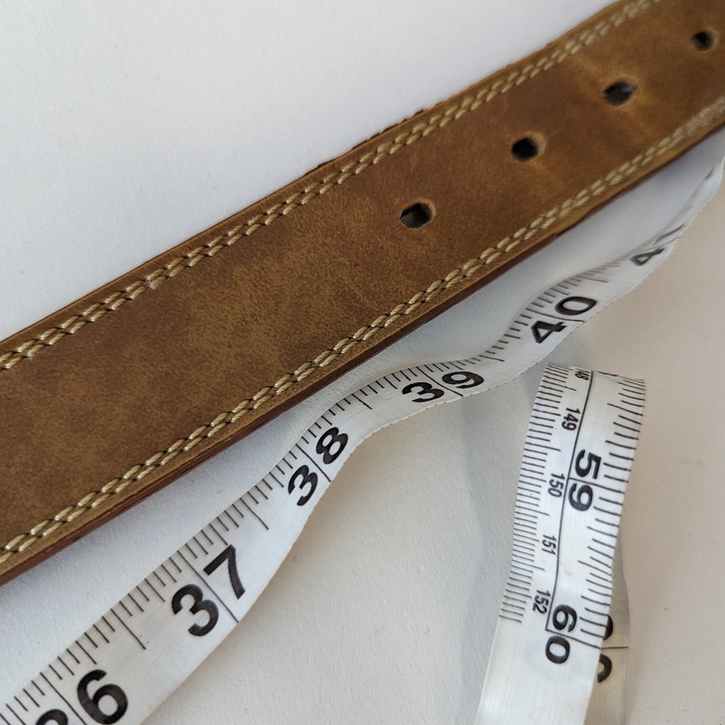 Keith Daniels Leather Belt / 42