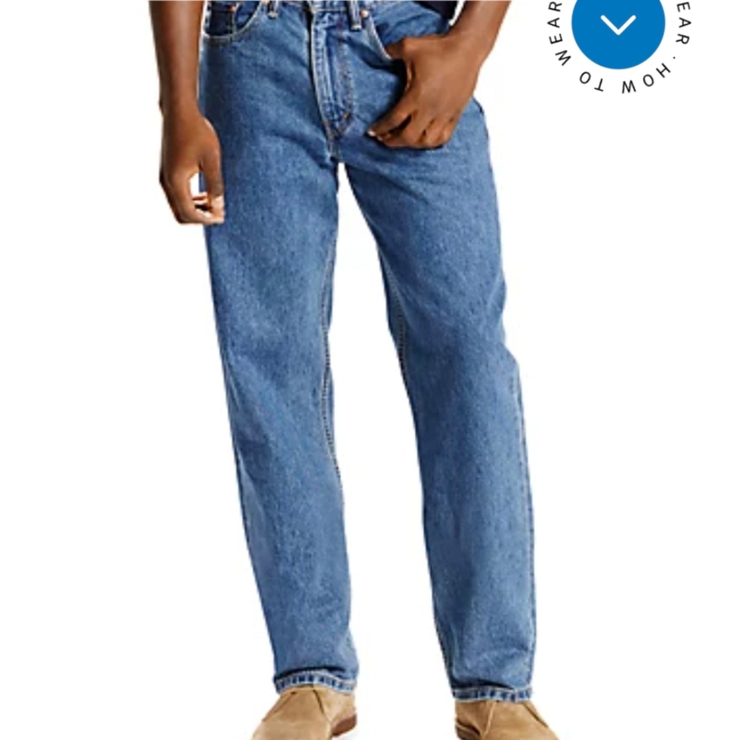 Levi's 550 Relaxed Fit Jeans 40 x 32