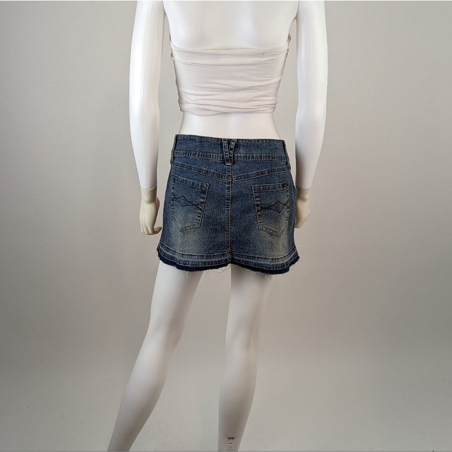 Angels Denim Mini Skirt