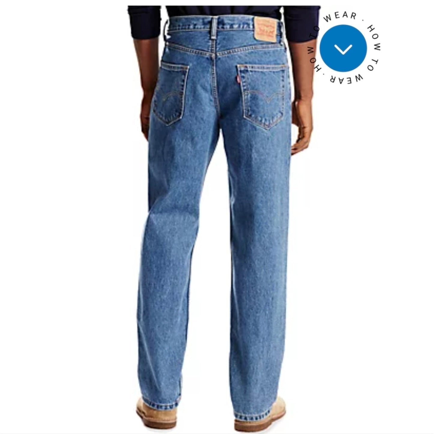 Levi's 550 Relaxed Fit Jeans 40 x 32