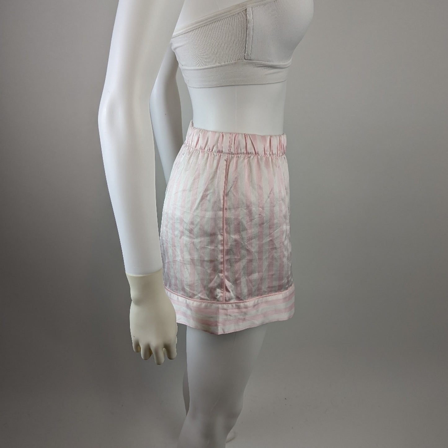 Victoria's Secret Sexy Silky Striped Sleep Shorts L
