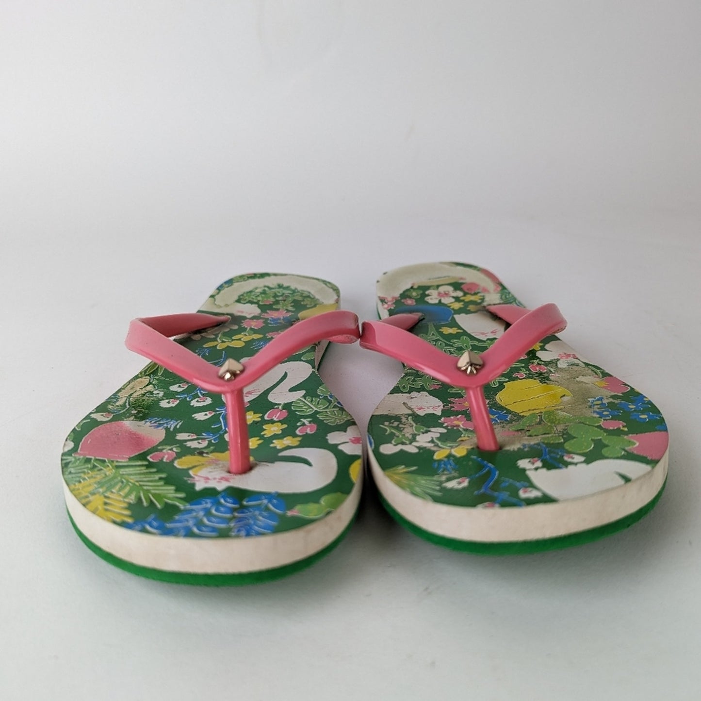 Kate Spade Kitty Flip Flops 7-8