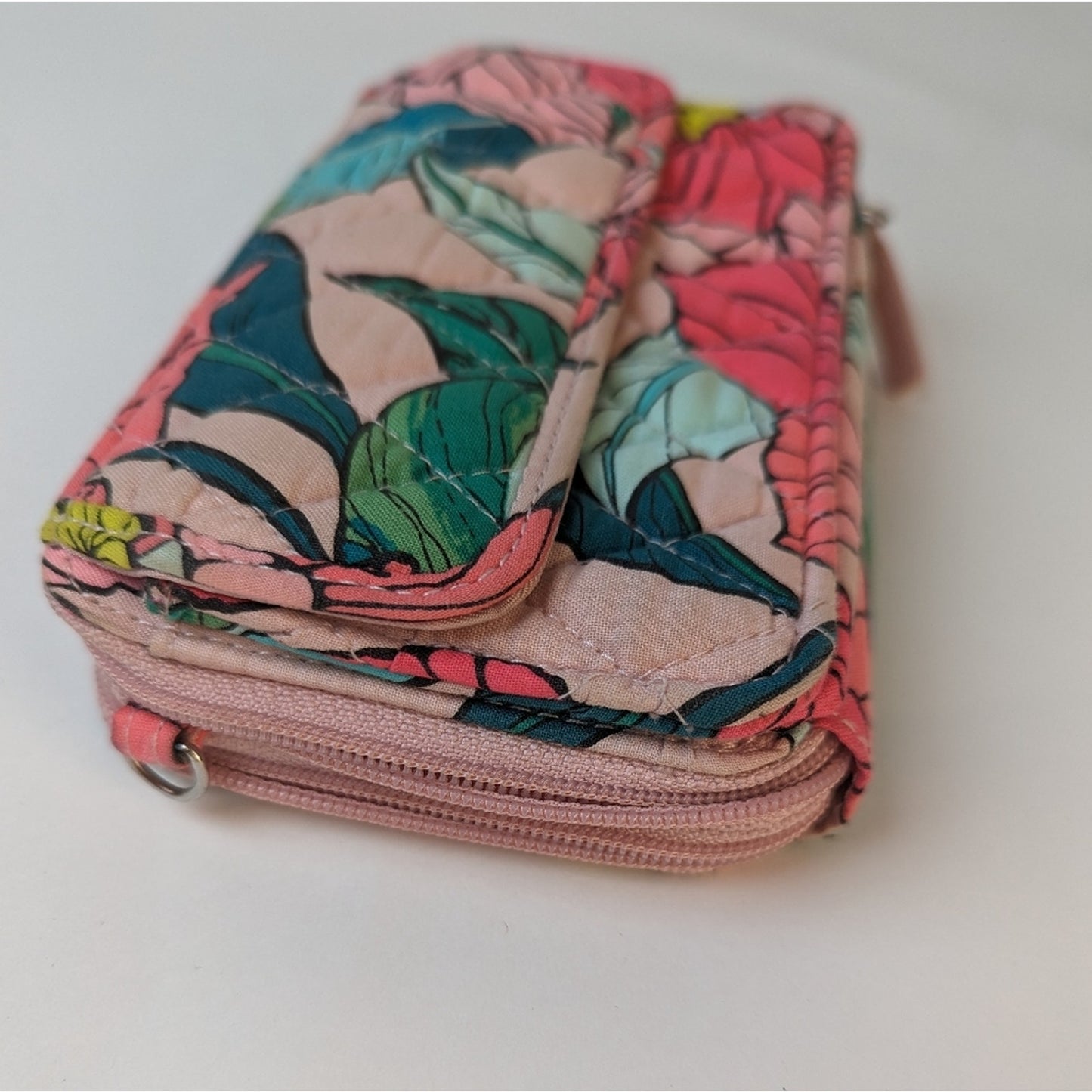 Floral Wallet Wristlet Bag