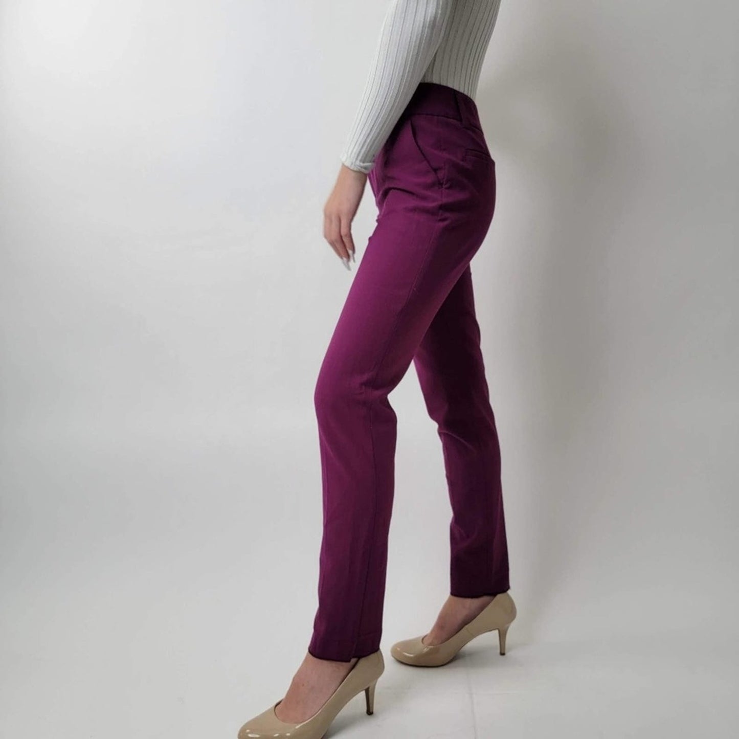 Alice + Olivia Burgundy Pants
