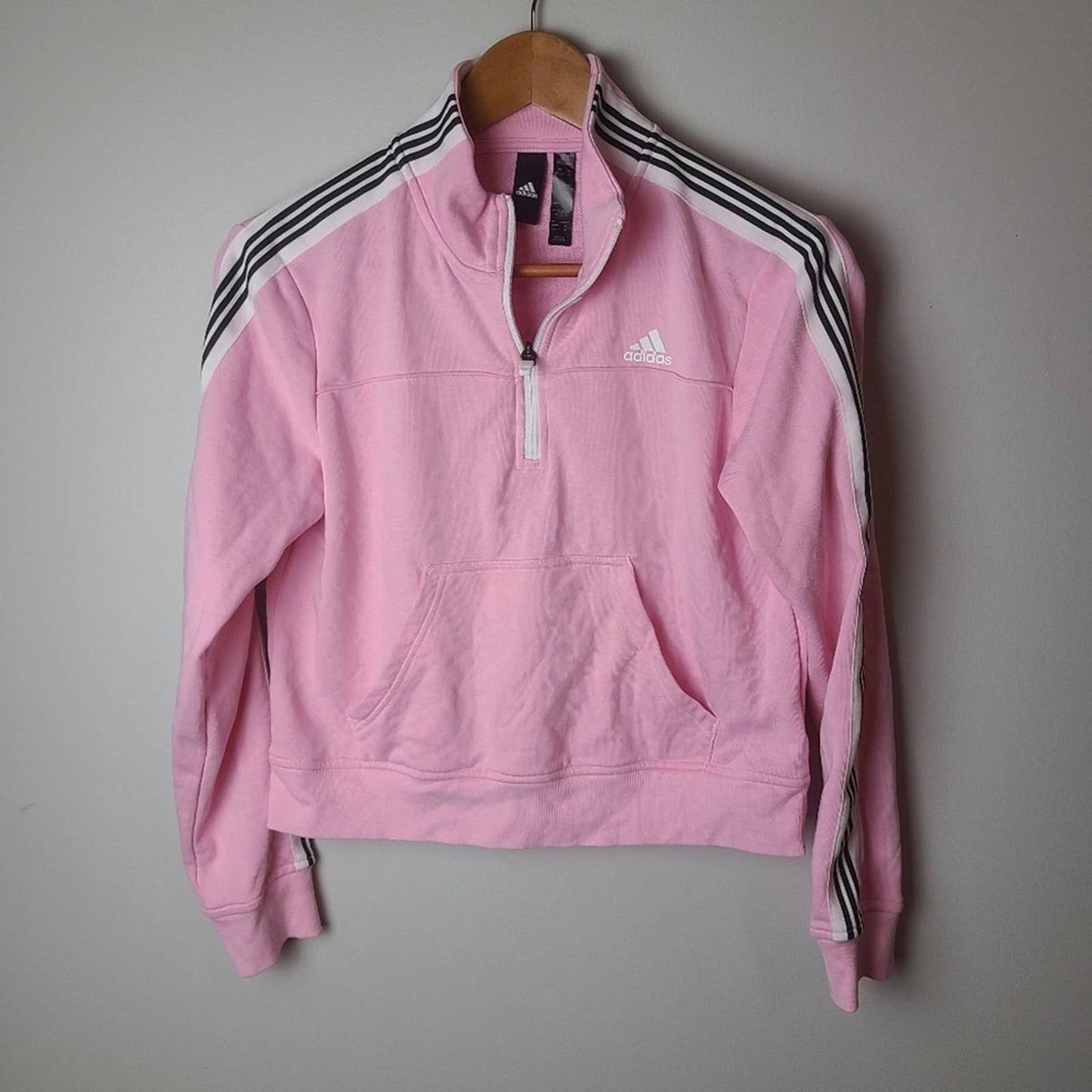 Adidas Womens Half Zip Pullover Sweater