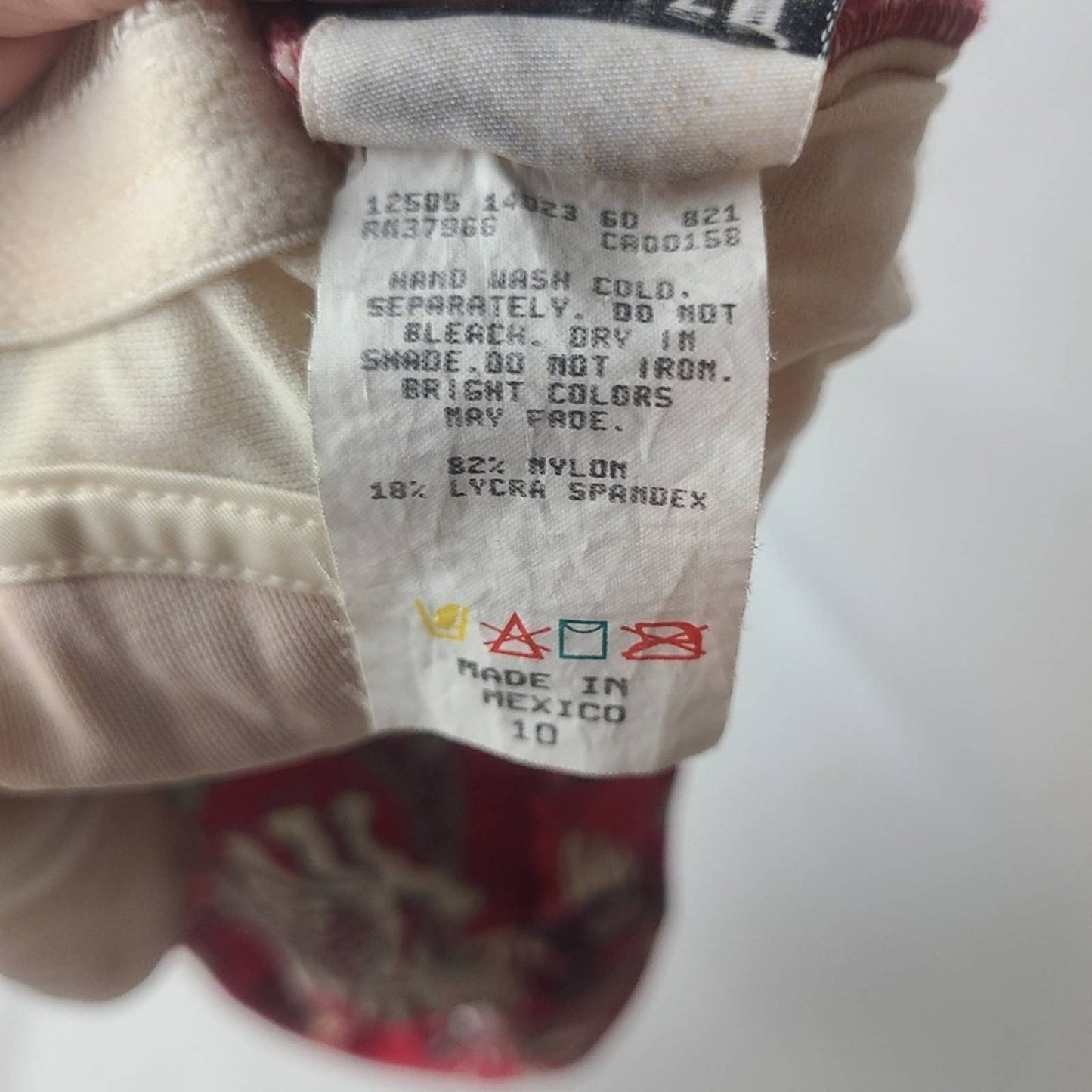 Jantzen Red One Piece Swimsuit