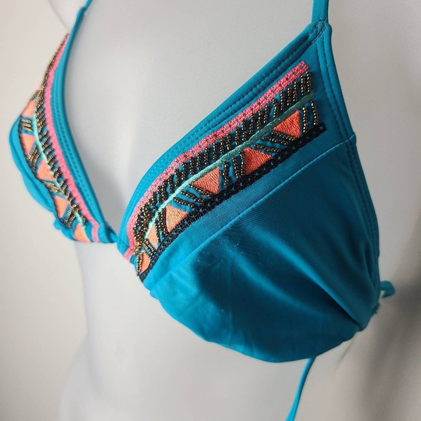Turquoise Bikini Top