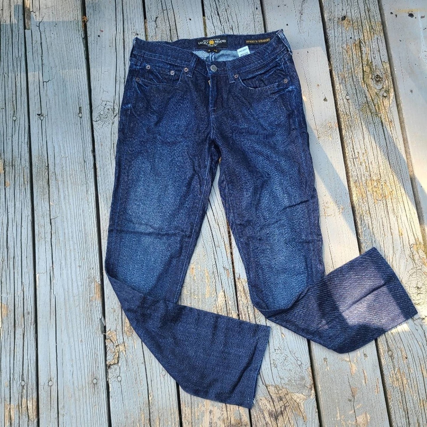 Lucky Brand Mid Rise Sweet Straight Jeans