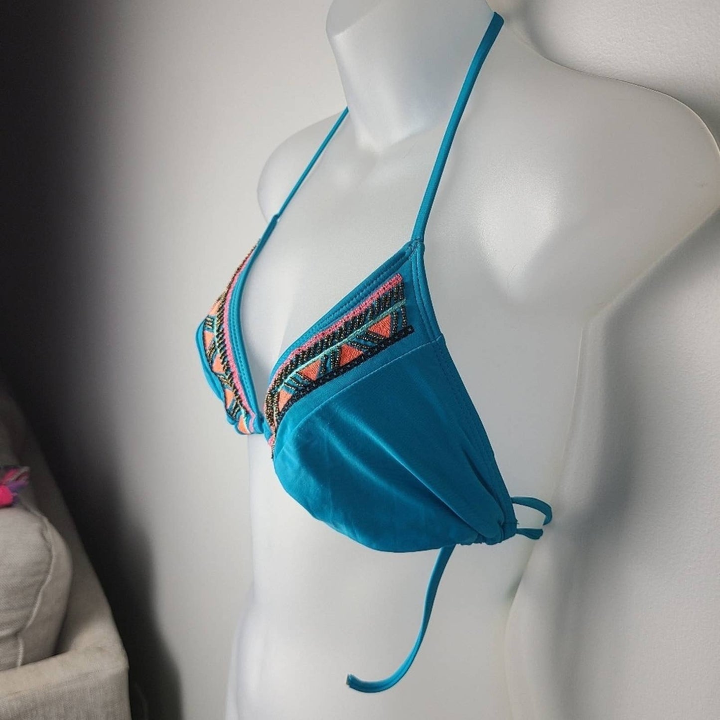 Turquoise Bikini Top