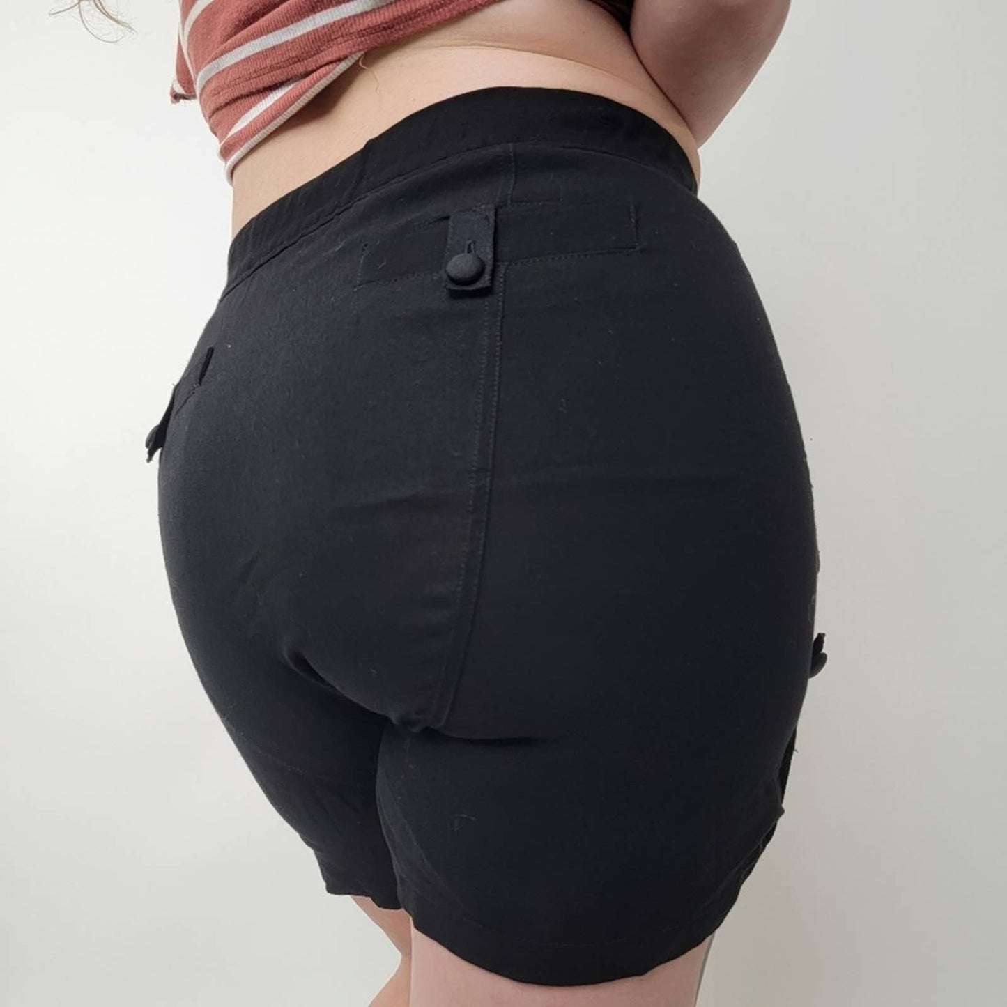 A.L.C. Black Cargo Shorts