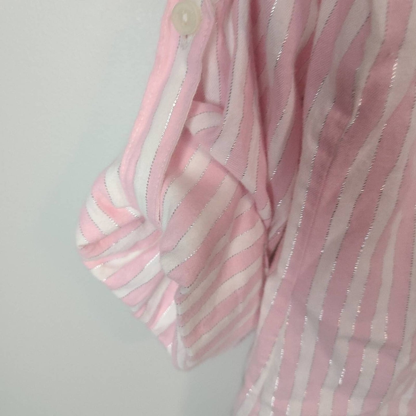 Victoria's Secret Pink and white striped shirt