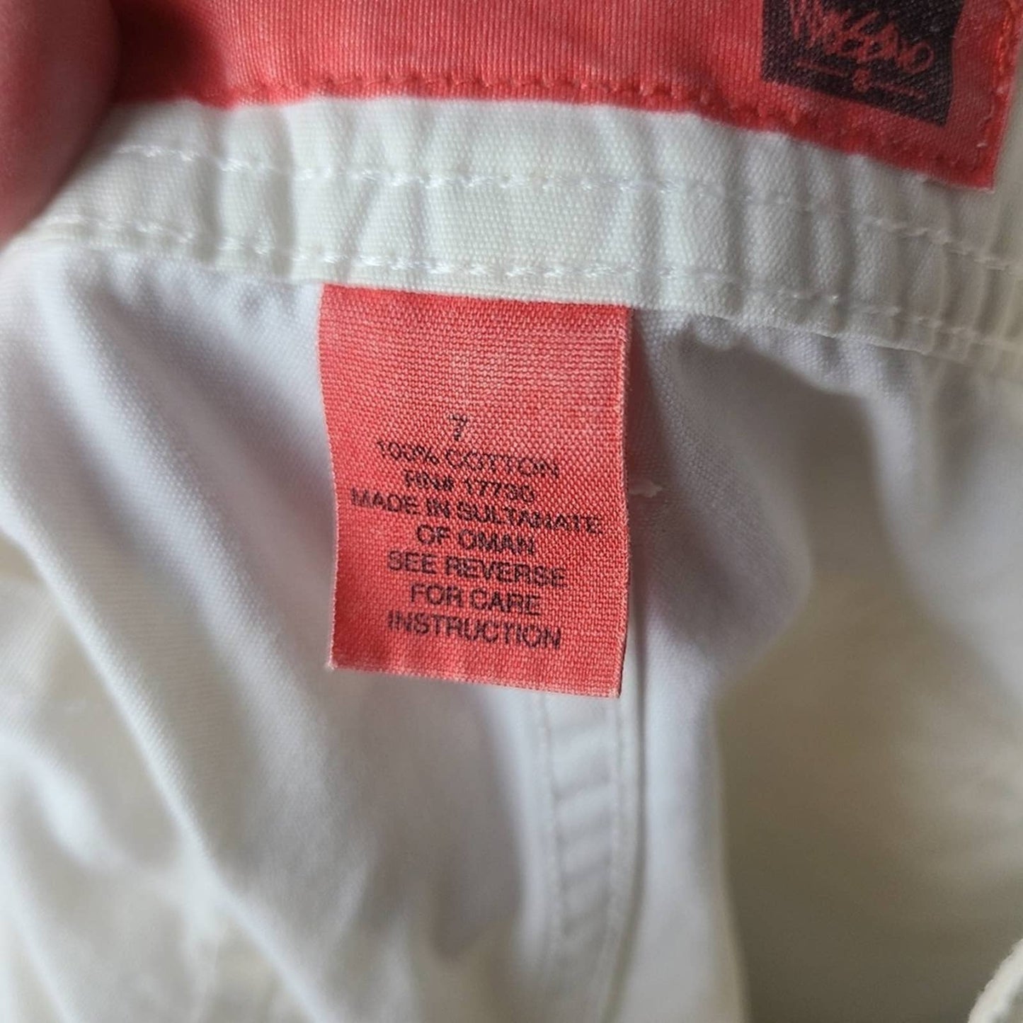 Mossimo White Cotton Capris