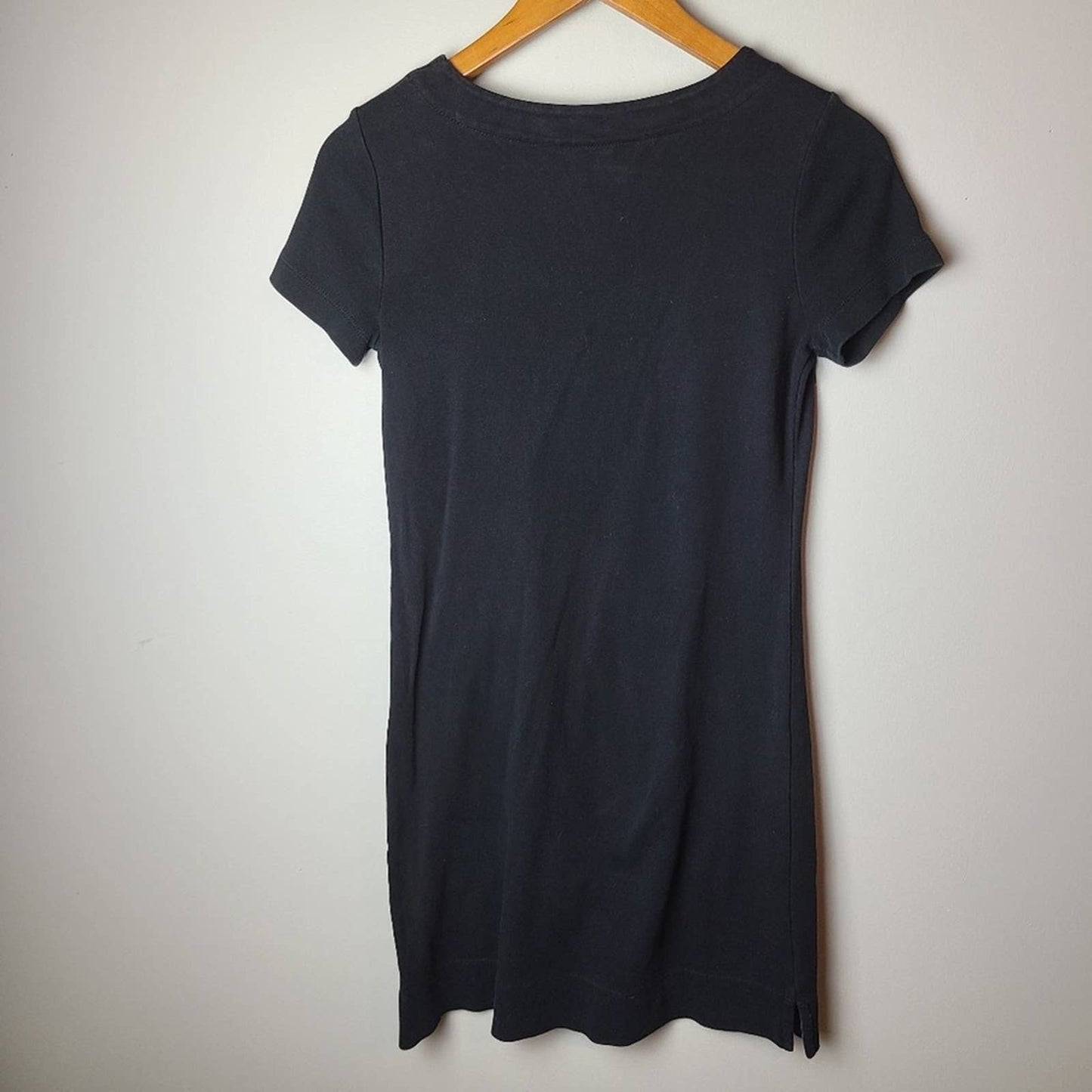 Talbots Knit Black Tee Shirt Dress