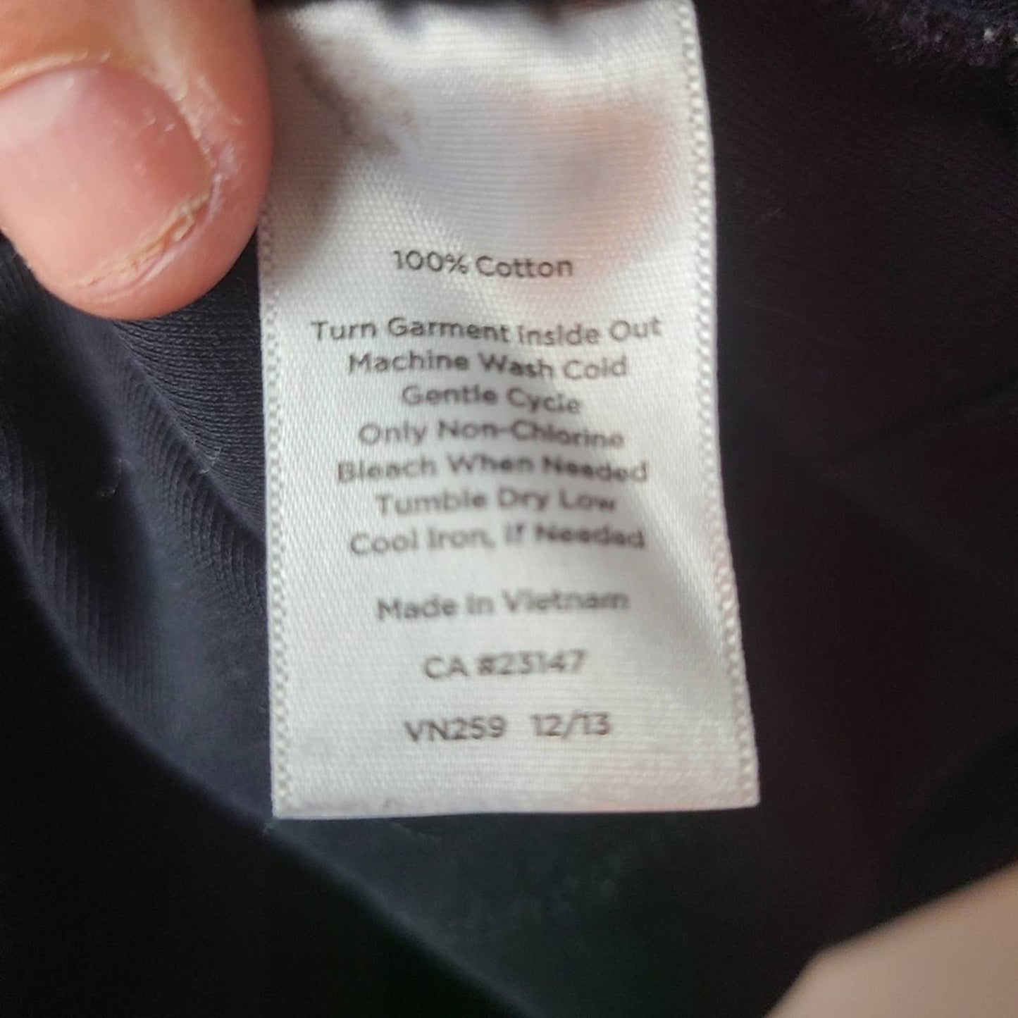 Talbots Knit Black Tee Shirt Dress