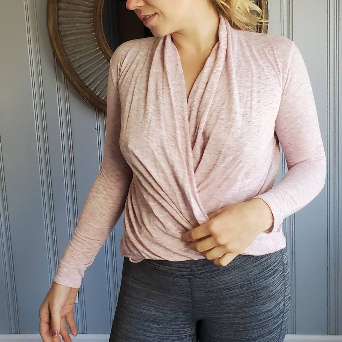 Wrap Front High-low Top │S