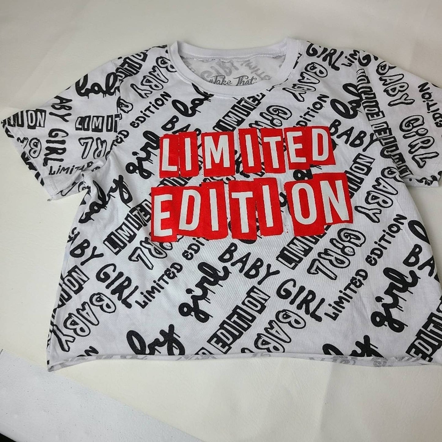 Limited Edition Baby Girl Graphic Cropped Tee