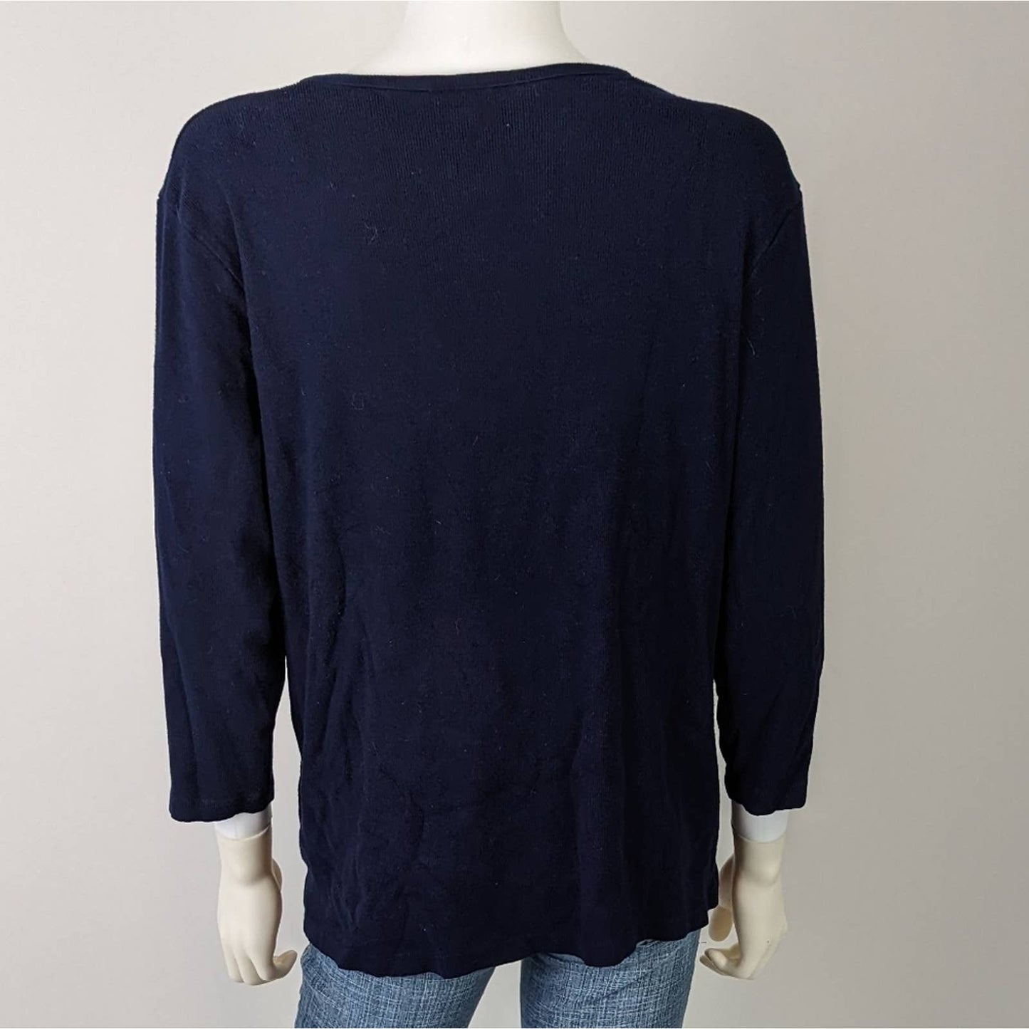Lauren Ralph Lauren Blue Shirt 1X