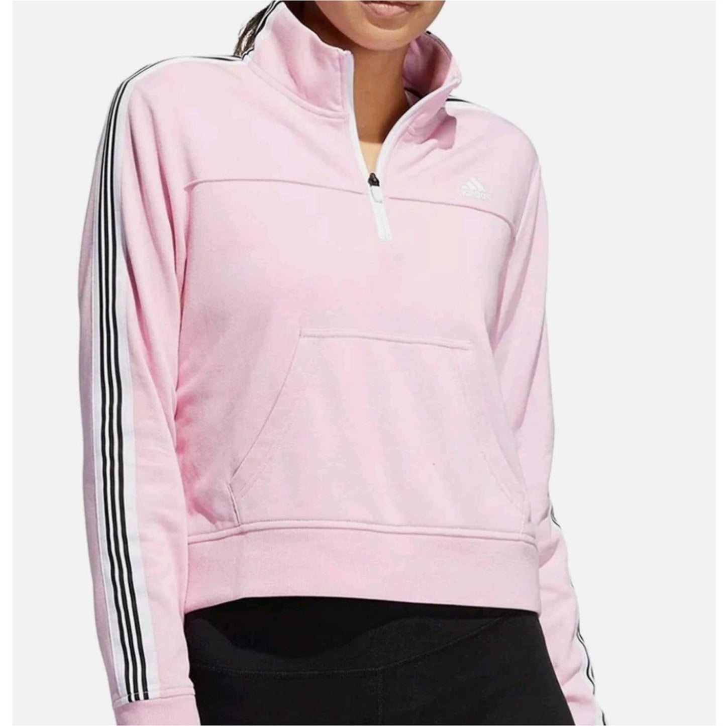 Adidas Womens Half Zip Pullover Sweater