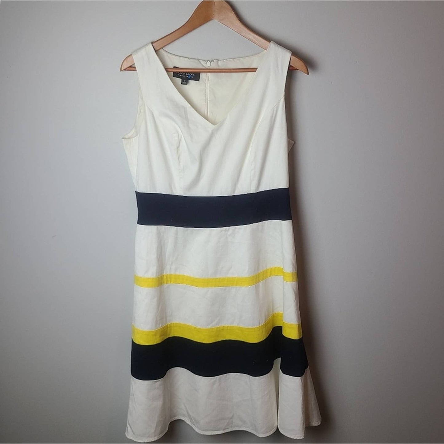 Black Label by Evan Picone Color Block Dress