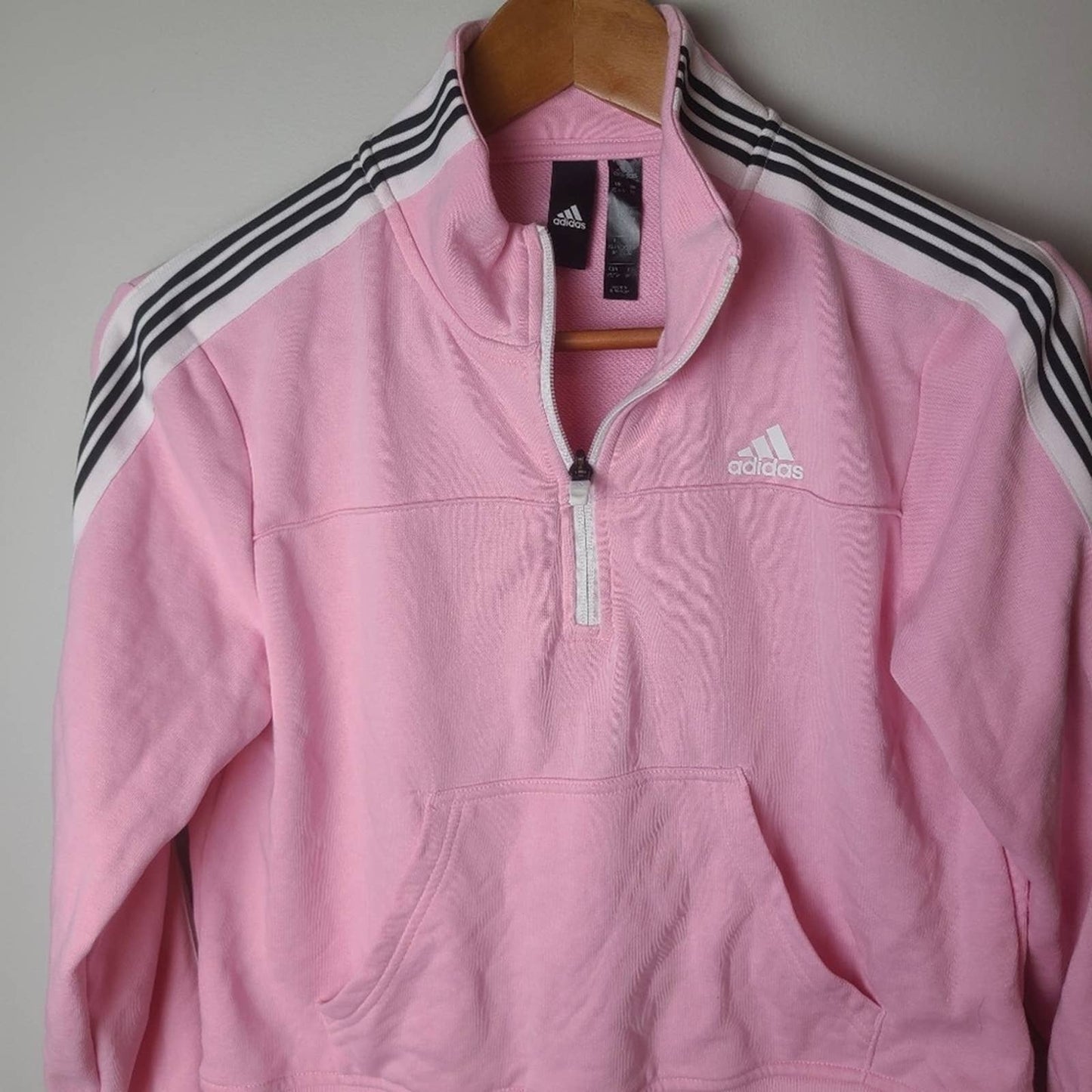 Adidas Womens Half Zip Pullover Sweater