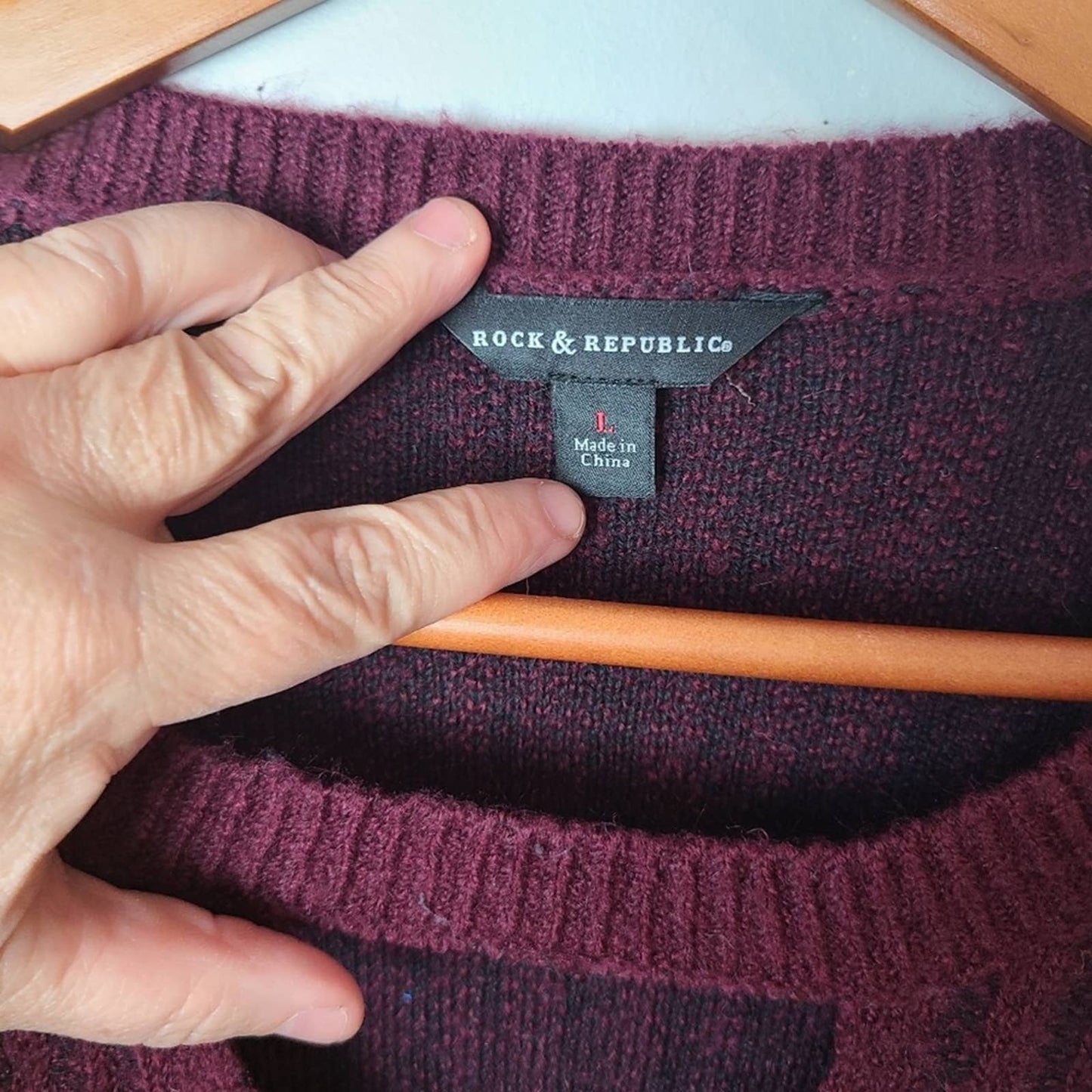 Rock & Republic V Neck Sweater