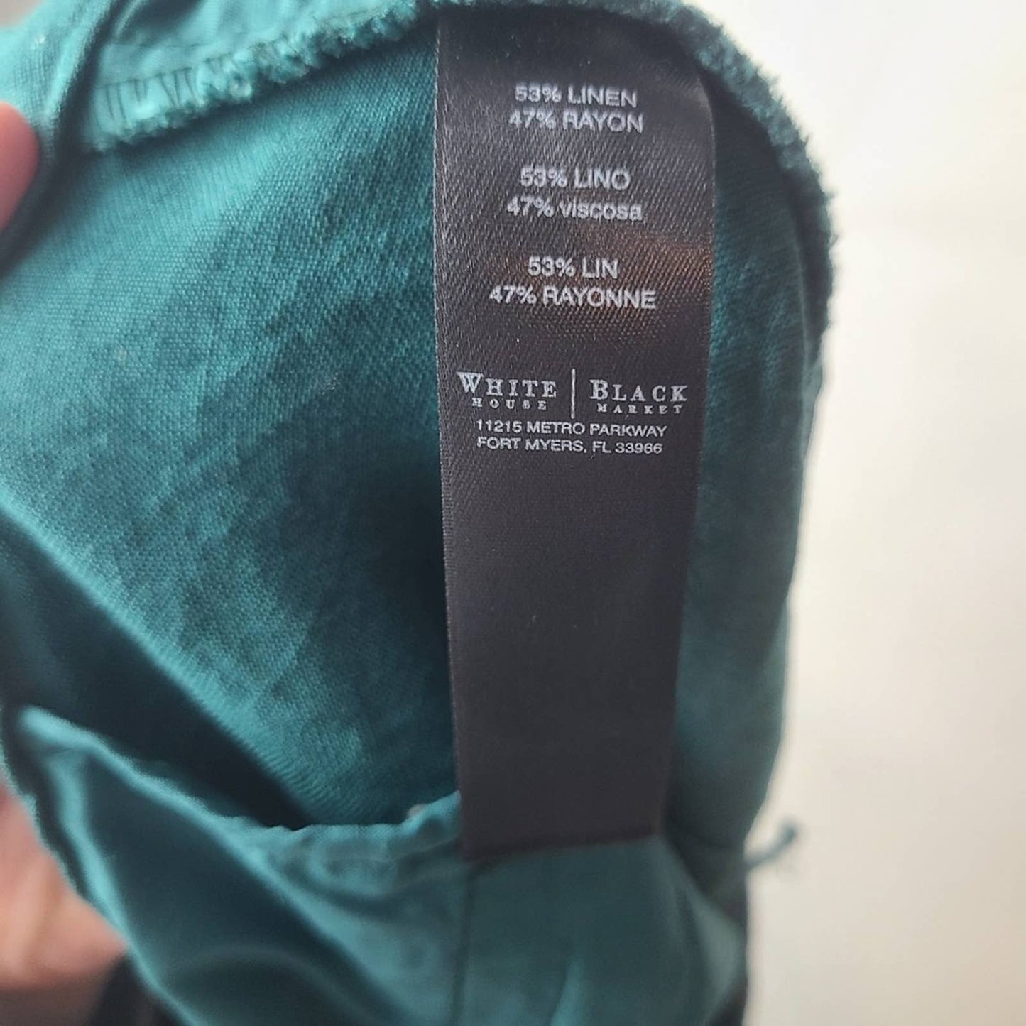 White House I Black Market Linen Shorts