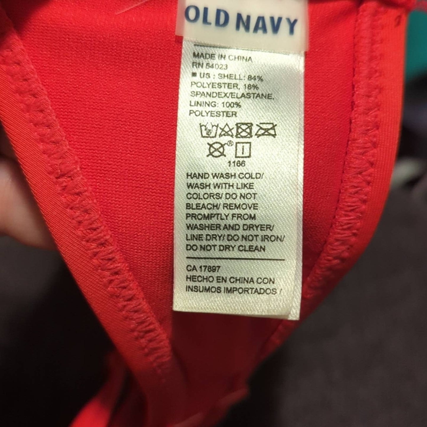 Old Navy Red Bikini Top M