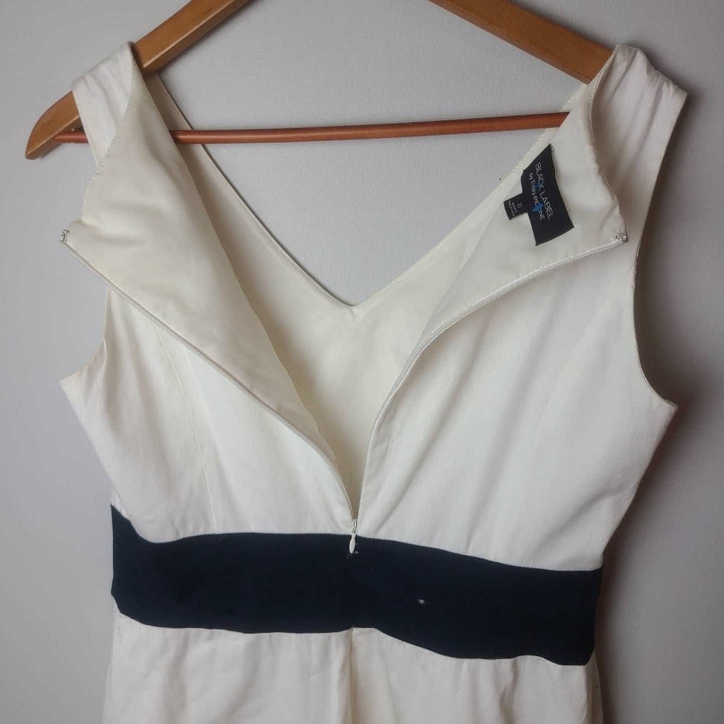 Black Label by Evan Picone Color Block Dress