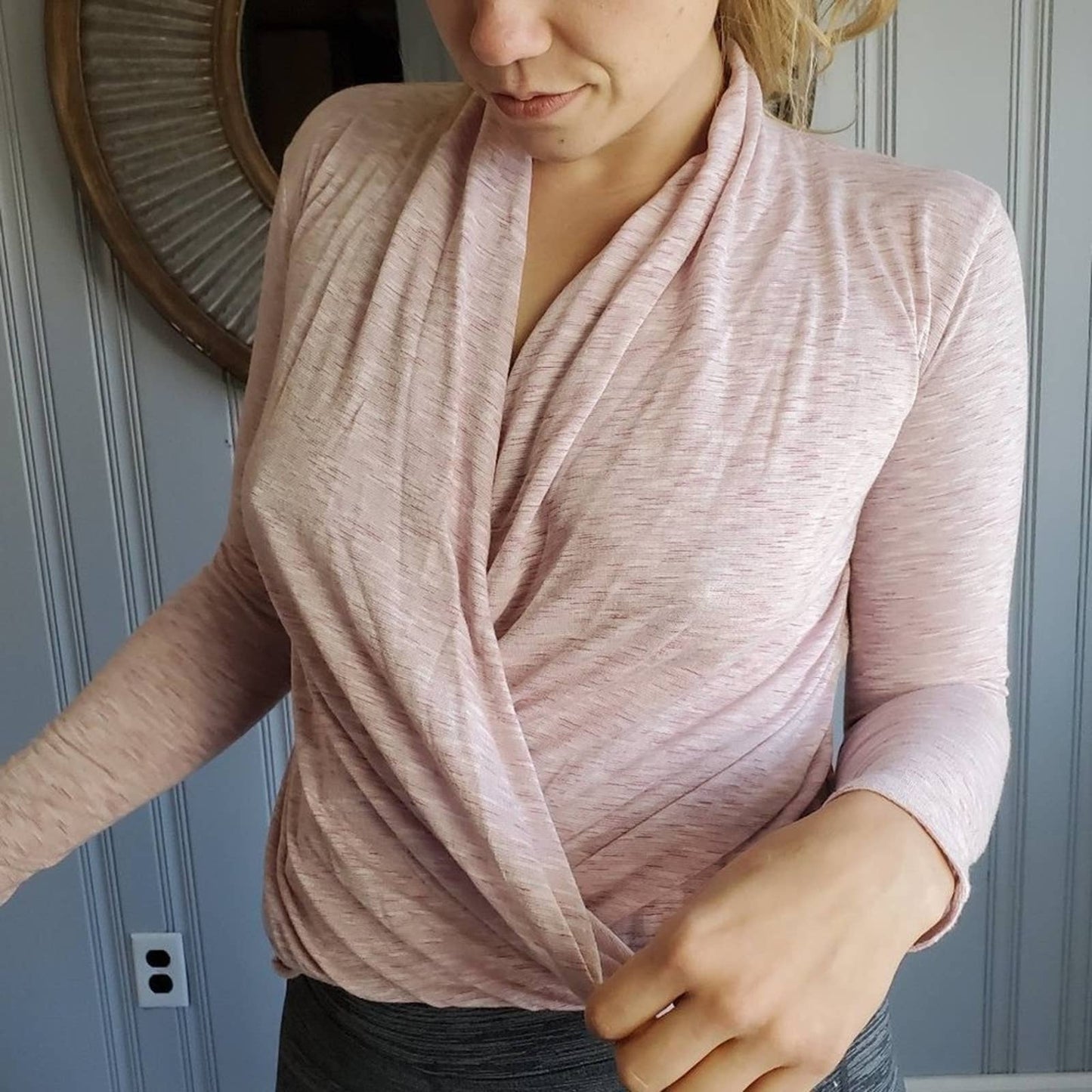 Wrap Front High-low Top │S