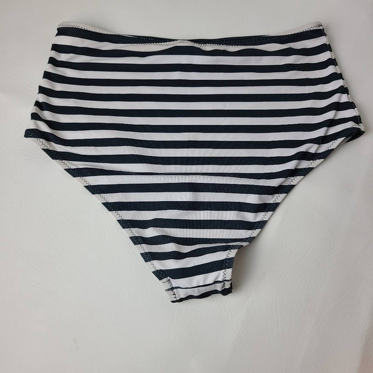 Cupshe High Rise Striped bikini bottom