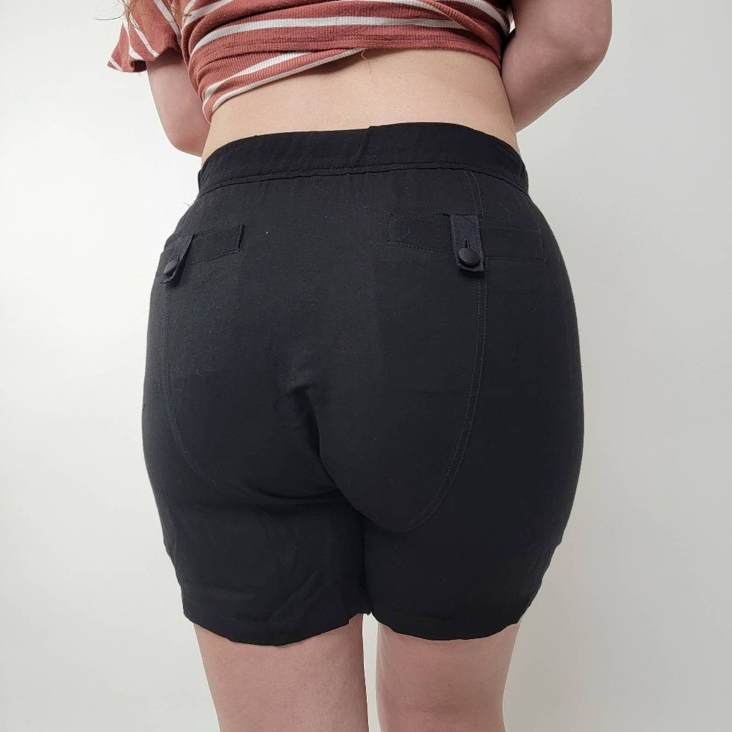 A.L.C. Black Cargo Shorts