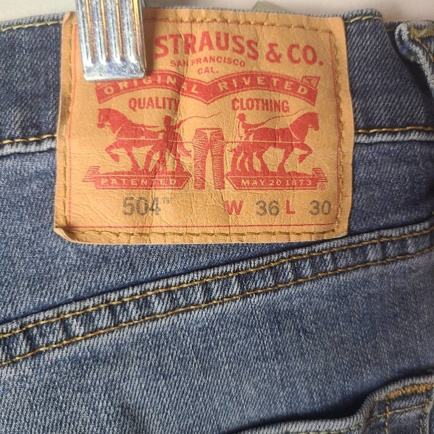 Levi's 504 Regular Fit Straight Leg Jeans