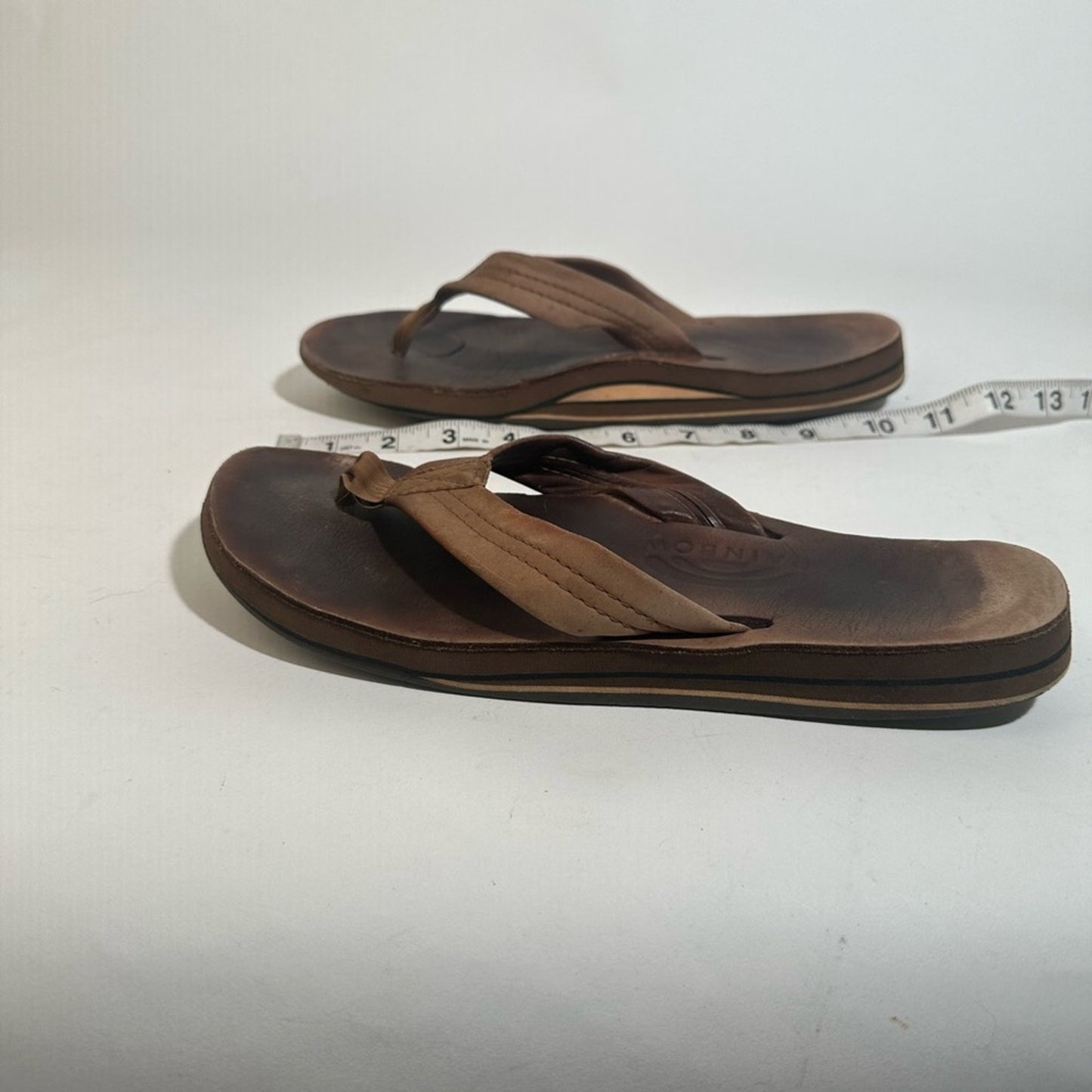 Rainbow Leather Sandals
