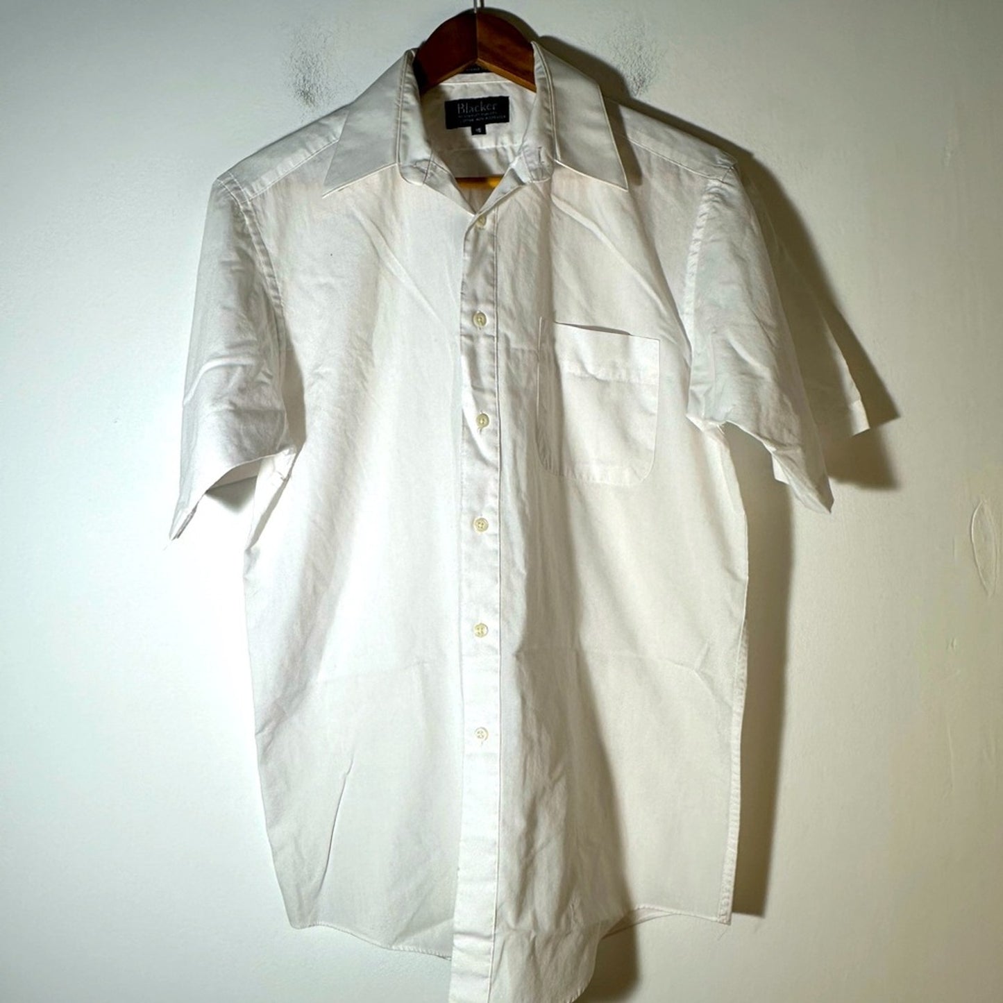 White Men's Short Sleeve Shirt