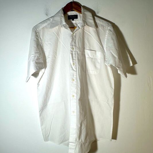 White Men's Short Sleeve Shirt