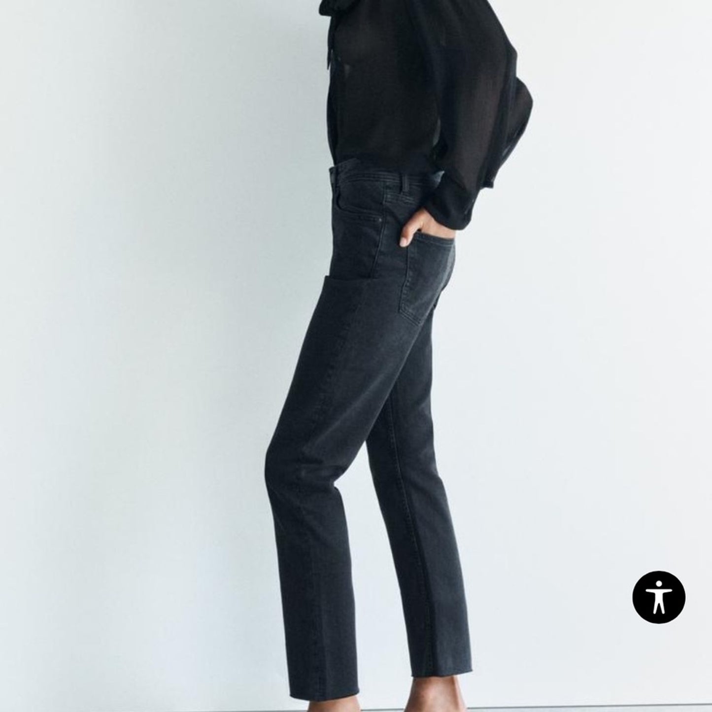 Zara Straight Leg Jeans