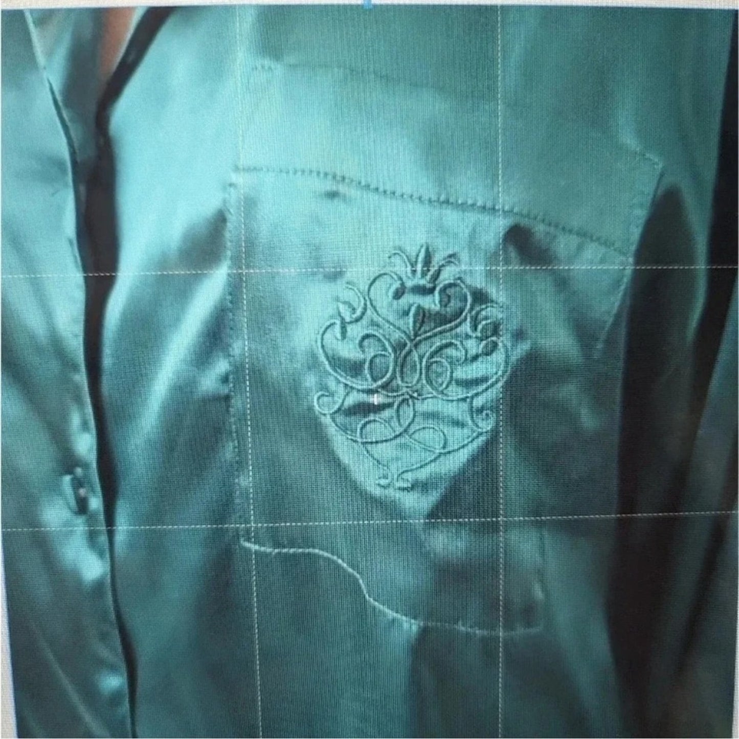 Vintage Victoria’s Secret Emerald Green Satin Women's Top