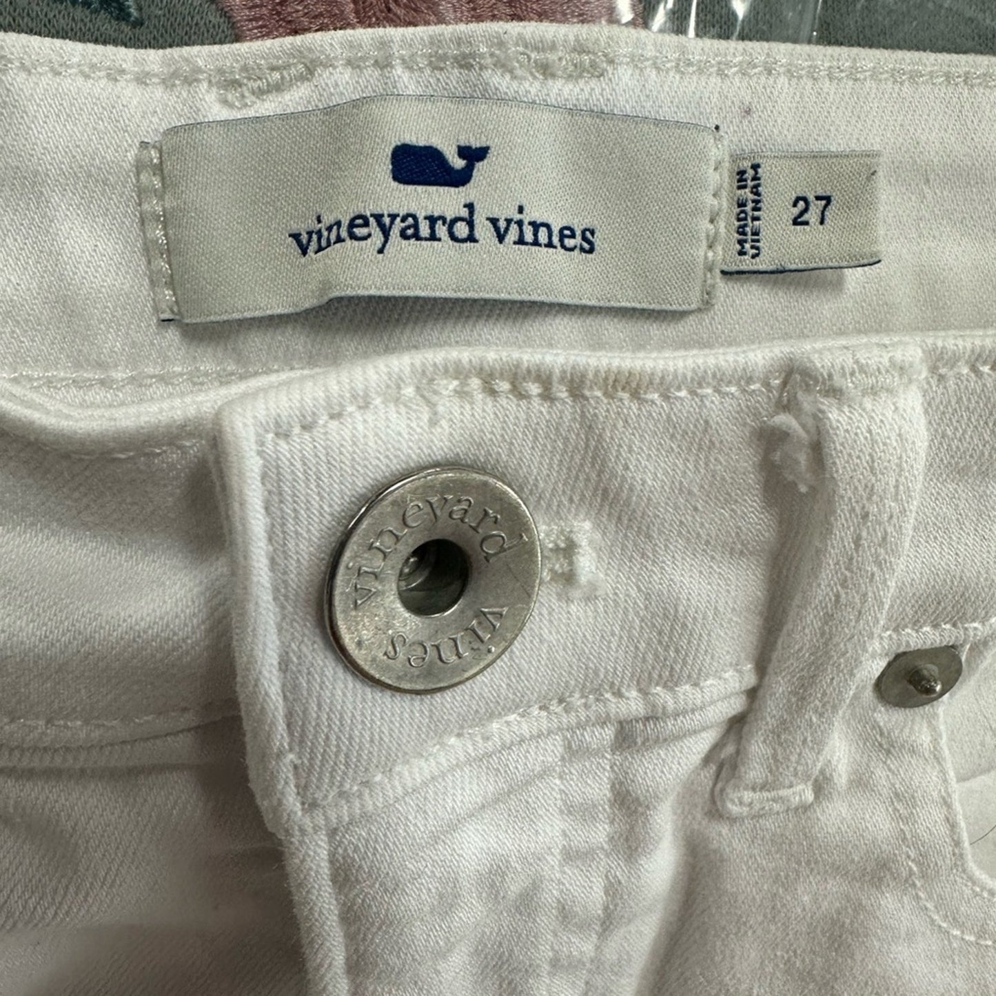 Vineyard Vines White Denim Shorts