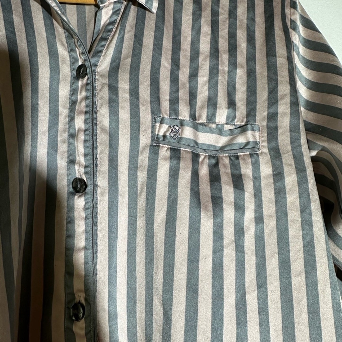 Victoria’s Secret Silky Striped Sleep Top
