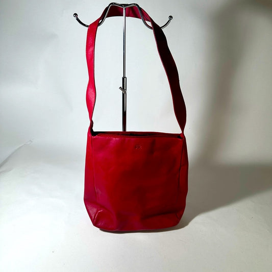 The Sak Rich Red Canvas Shoulder Bag