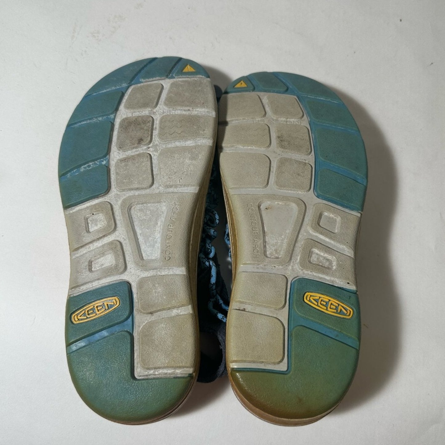 Keen Navy and Light Blue Woven Sandals