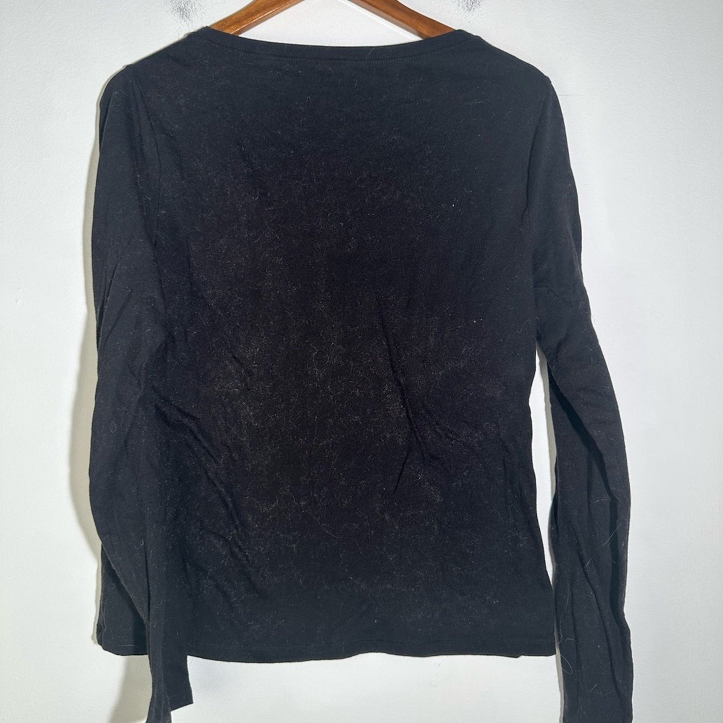No Boundaries Black Long Sleeve T-Shirt Classic Style