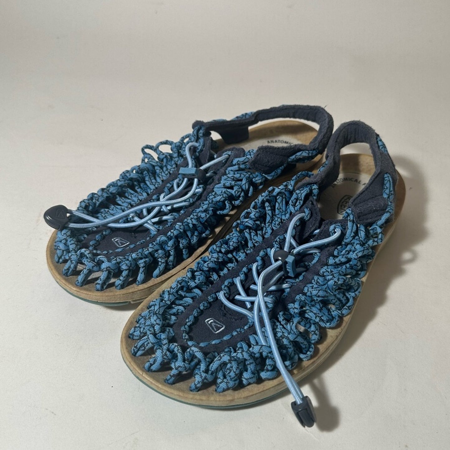 Keen Navy and Light Blue Woven Sandals