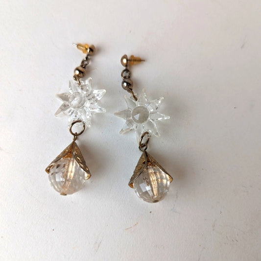 Star Acrylic Teardrop Earrings