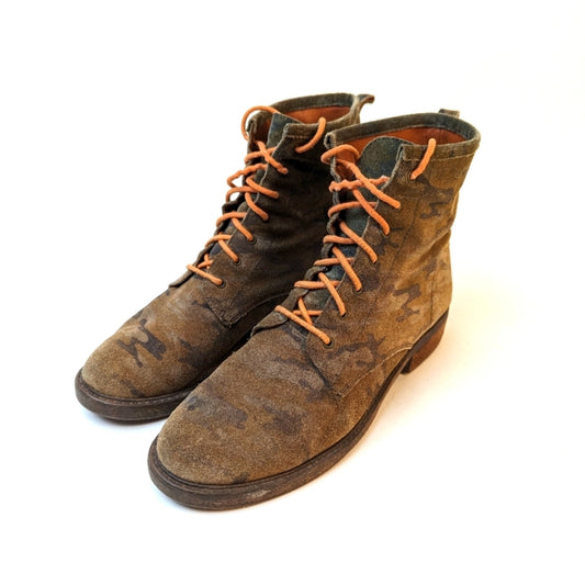 Lucky Brand Camo Combat Boots